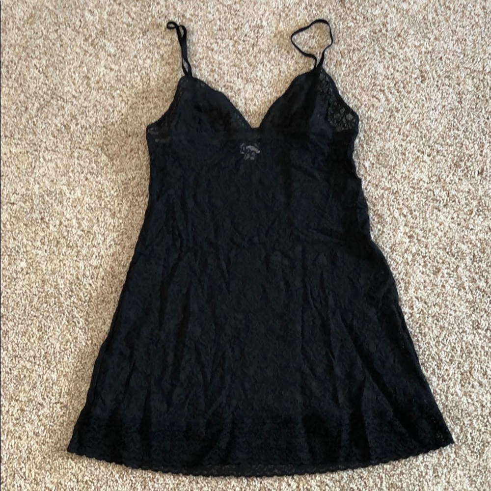 💋one piece black lace lingerie